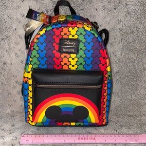 Disney Loungefly collection Multicolor Mickey Mouse NWT